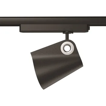 Nástěnné svítidlo Mantra 3F Ípsilon, výkonný LED reflektor 35W 3000K 38°, černá, průměr 9,2cm