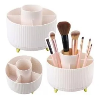 Set školních potřeb Organizer na pędzle obrotowy 360' biały