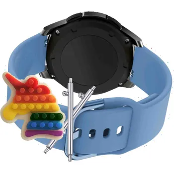 Pouzdro na mobilní telefon Řemínek Řemínek pro Giewont Vertex SmartCall GW450, Silikonový Modrý Smyčka