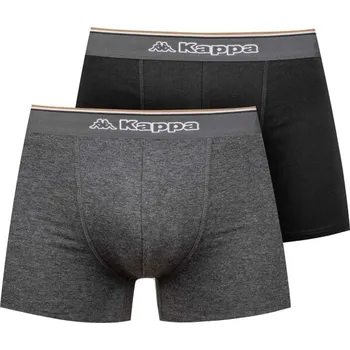 Boxerky Pánské boxerky Kappa LOGO ZEN L Černá, Šedá