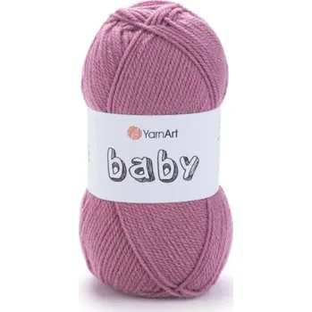 Příze Yarn Art příze Baby 3017 tmavá starorůžová