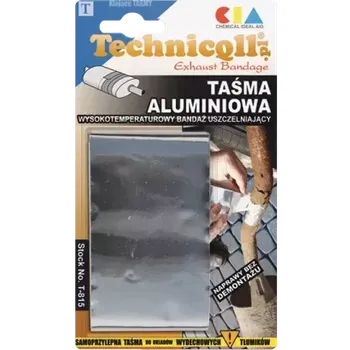 Lepicí páska TECHNICQLL ALU TAPE - Hliníková páska na výfuk 1,2m x 50mm