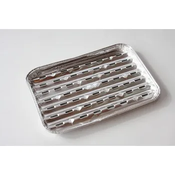 Grilovací tácky hliníkové 2ks 34,5x23cm ALABALA