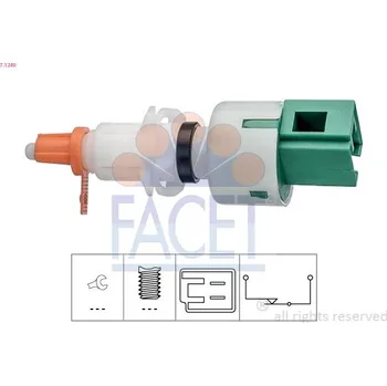 Spínač, ovládání spojky (řízení motoru) FACET 7.1249