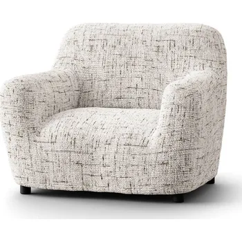 Napínací potah Blancheporte Žabičkovaný potah z mikrovlákna s potiskem textury, na křeslo a pohovku béžová křeslo