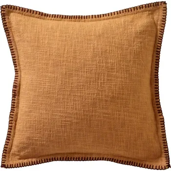 Polštář Blancheporte Jednobarevný polštář z texturované bavlny karamelová