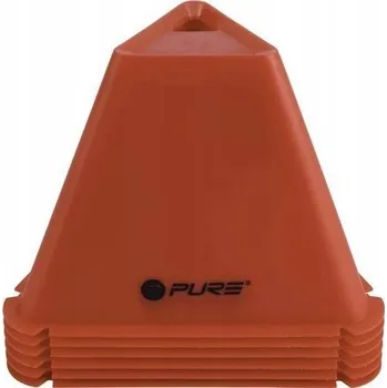 Vrták Pure2Improve Pu2Improve | Sada 6 trojúhelníkových kuželů | Červená