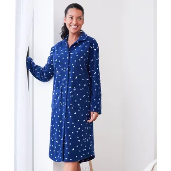 Dámský župan Blancheporte Fleecový župan s potiskem hvězd nám. modrá 42/44