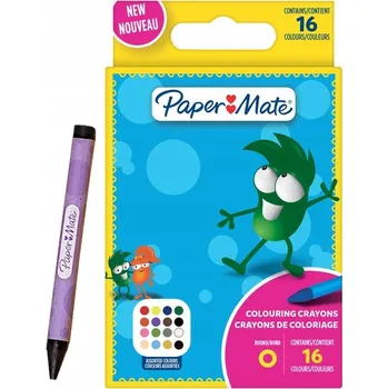 Kresba Voskové Pastelky Paper Mate 16 ks