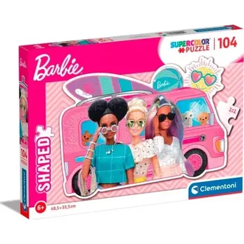 Puzzle CLEMENTONI 27162 Obrysové Barbie 104 dílků