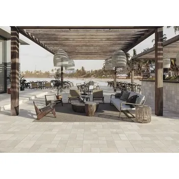 Dlažba Schodovka imitace betonu Provenza Navona 33x33 cm