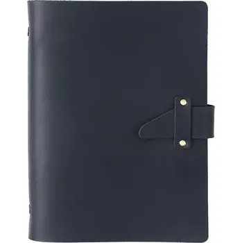 Diář Luxusní kožený Zápisník - Diář A5 Vinage Černý - Typ Prázdný