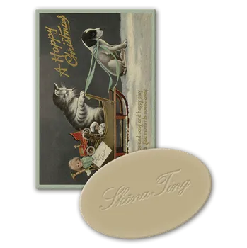 Mýdlo Dárkové mýdlo Christmas Animals 25 g