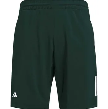 Pánské kraťasy Pánské tenisové kraťasy adidas CLUB SHORTS 2XL7 Tmavě zelená, Bílá