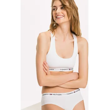 Podprsenka Bílá dámská sportovní podprsenka Tommy Hilfiger Underwear Tommy Hilfiger Underwear bílá | krémová 1391560