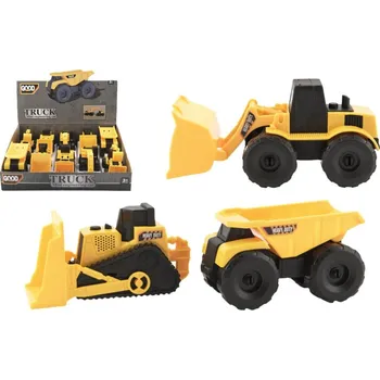 Hračka Stavební stroj plast 12-14cm - mix variant či barev