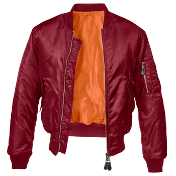 Pánské oblečení Bunda Brandit MA1 Jacket burgundy - M