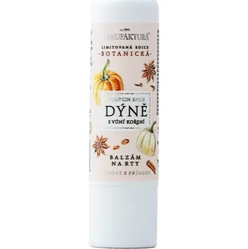 Péče o rty Manufaktura Výživný & regenerační balzám na rty Dýně s vůní koření