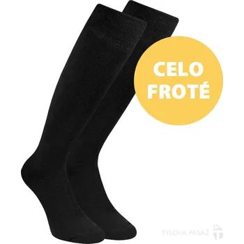 Dámské ponožky Dámské teplé bavlněné froté podkolenky RS 39-42 černá
