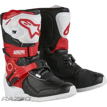 Sport Dětské boty na motokros Alpinestars Tech 3S Kids White Black Red 1 Kids