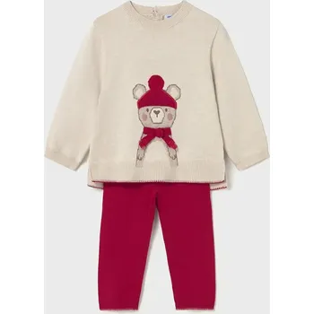 Kojenecká sada Mayoral 2595.4G.Baby.9BYA červená 33X, vel. 104