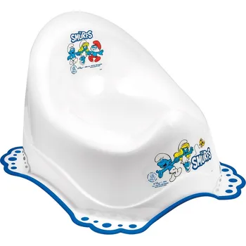 Nočník MALTEX Nočník protiskluzový Šmoulové - white