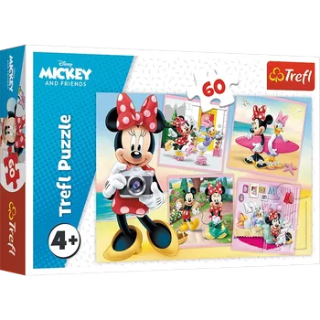 Puzzle TREFL Půvabná Minnie 60 dílků