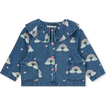 Chlapecká bunda Dětská riflová bunda Konges Sløjd MAGOT DENIM SHIRT GOTS KS103883.9BYA námořnická modř 59A, vel. 92