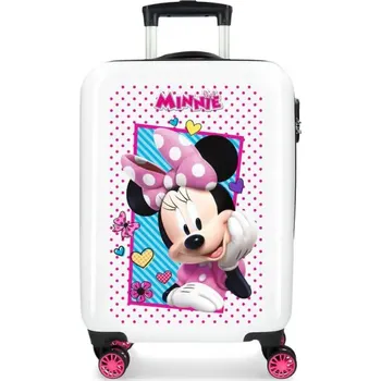 JOUMMA BAGS Luxusní dětský ABS cestovní kufr MINNIE MOUSE Joy, 55x38x20cm, 34L, 2391462
