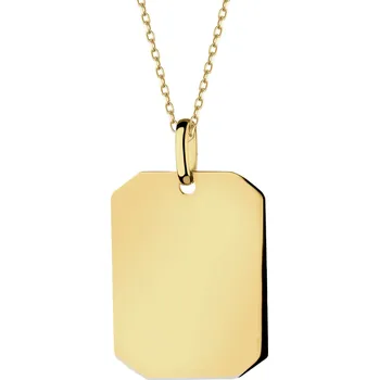 Přívěsek Zlatý přívěsek - destička - AP541-3781