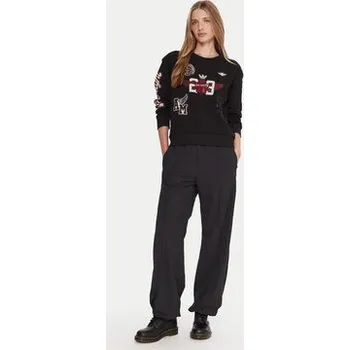 Pánské tričko Aeronautica Militare T-Shirt 242FE1970DF567 Černá Regular Fit M