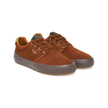 Pánská obuv Sneakersy Pepe Jeans Ben Casual M PMS300002 Hnědá 42