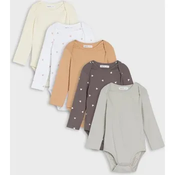 Kojenecký body Sinsay - Sada 5 body - bílá - 7254C-00X - 7254C-00X-74