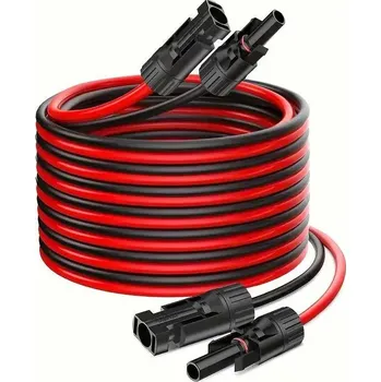 Síťový kabel Solární kabel H1Z2Z2-K, prodloužení 20m,4mm2, červený+černý s kon.MC4