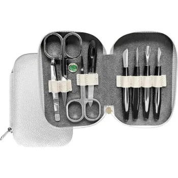 Manikúra RENÁTA – 8dílná sada ve stříbrném pouzdře na zip 230402-455