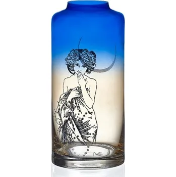 Váza Crystalex, Nový Bor Váza 24 cm Alfons Mucha - Moon