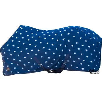 Deka pro koně Odpocovací deka HKM -STARRY SKY- - Tmavě modrá - 135cm