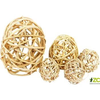 Svíčka Dekorace - Lata Ball 2 cm - přírodní 10 ks