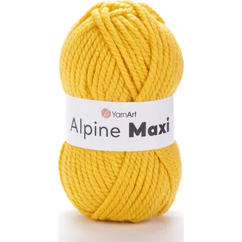 Příze Yarn Art příze Alpine Maxi 679 žlutá