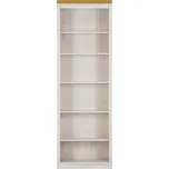 Bílá knihovna z borovicového dřeva 74x223x37 cm Anita – Støraa ID_1818806