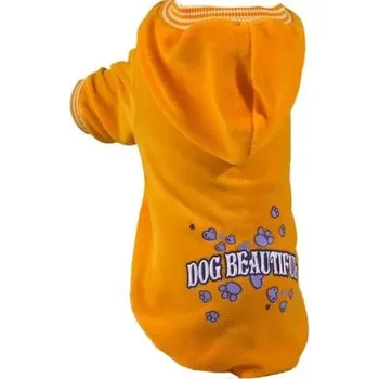 Obleček pro psa Žlutá mikina pro psa "Dog beautiful" (Oblečky pro psy)