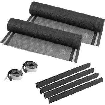 Síť proti hmyzu DEMA Dveřní síťka proti hmyzu 100x220 cm, antracitová