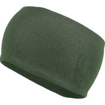 Čepice Bavlněná čelenka široká - 43 zelená khaki