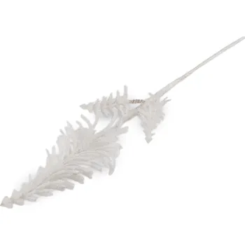 Vánoční dekorace Umělý zasněžený stromeček do vánočních kytic a aranžmá Varianta: 1 bílá, Balení: 1 ks