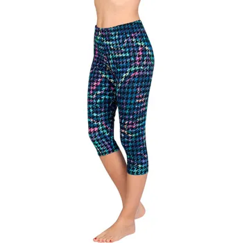 Dámské legíny EVONA a.s. Dámské 3/4 vzorované legíny NEBRASKA 829 - NEBRASKA 829 XS