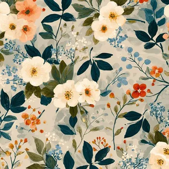 Softshell zimní barevné mini květiny Lasai