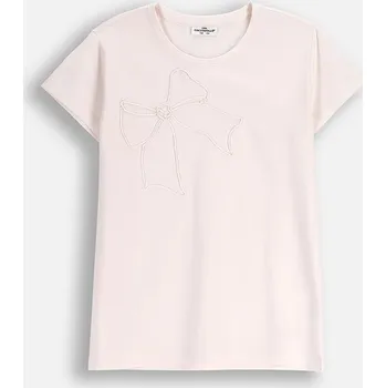 Chlapecké tričko Dětské tričko Coccodrillo béžová barva, FABOLOUS GIRL JUNIOR ZC5143204FGJ 01X, vel. 164