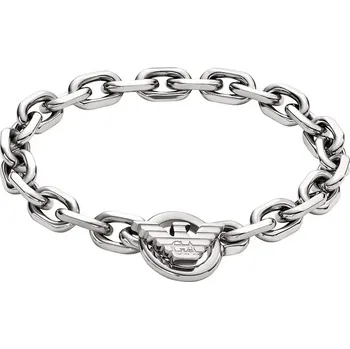 Náramek Náramek Emporio Armani pánský, EGS3236040 stříbrná SLV, vel. ONE SIZE