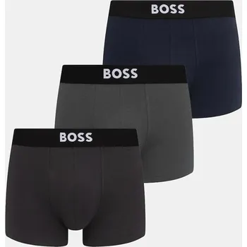 Boxerky Boxerky BOSS Trunk 3P BOSS ONE 3-pack pánské, více barev, 50544263 černá 99J, vel. XXL