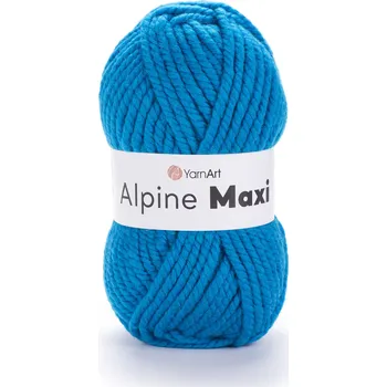 Příze Yarn Art příze Alpine Maxi 671 modrý tyrkys